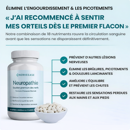 NerveEase™ : votre soutien nerveux pour une vie apaisée