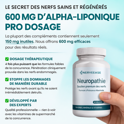 NerveEase™ : votre soutien nerveux pour une vie apaisée