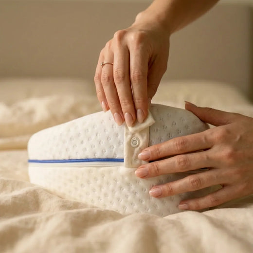 Détachez la sangle et placez le coussin
