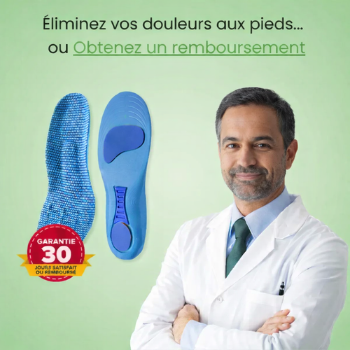 Solévia™ – Semelles Orthopédiques Anti-Douleur