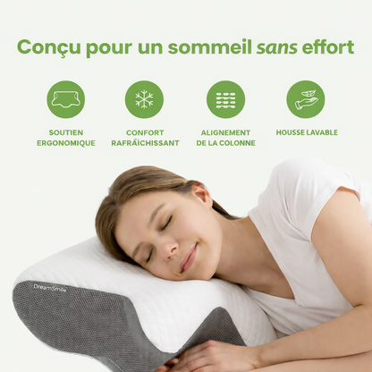 DreamSmile™ Pillow - Dormez mieux. Réveillez-vous avec le sourire.