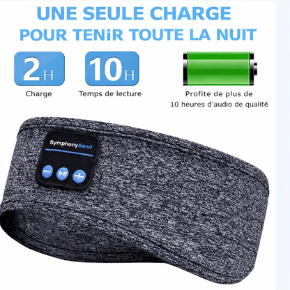 DreamVibe™ – Casque de Sommeil Audio Ultra Confort