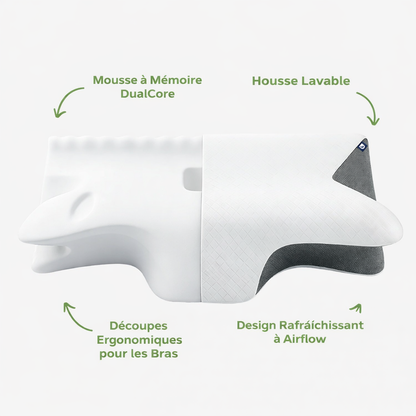 DreamSmile™ Pillow - Dormez mieux. Réveillez-vous avec le sourire.