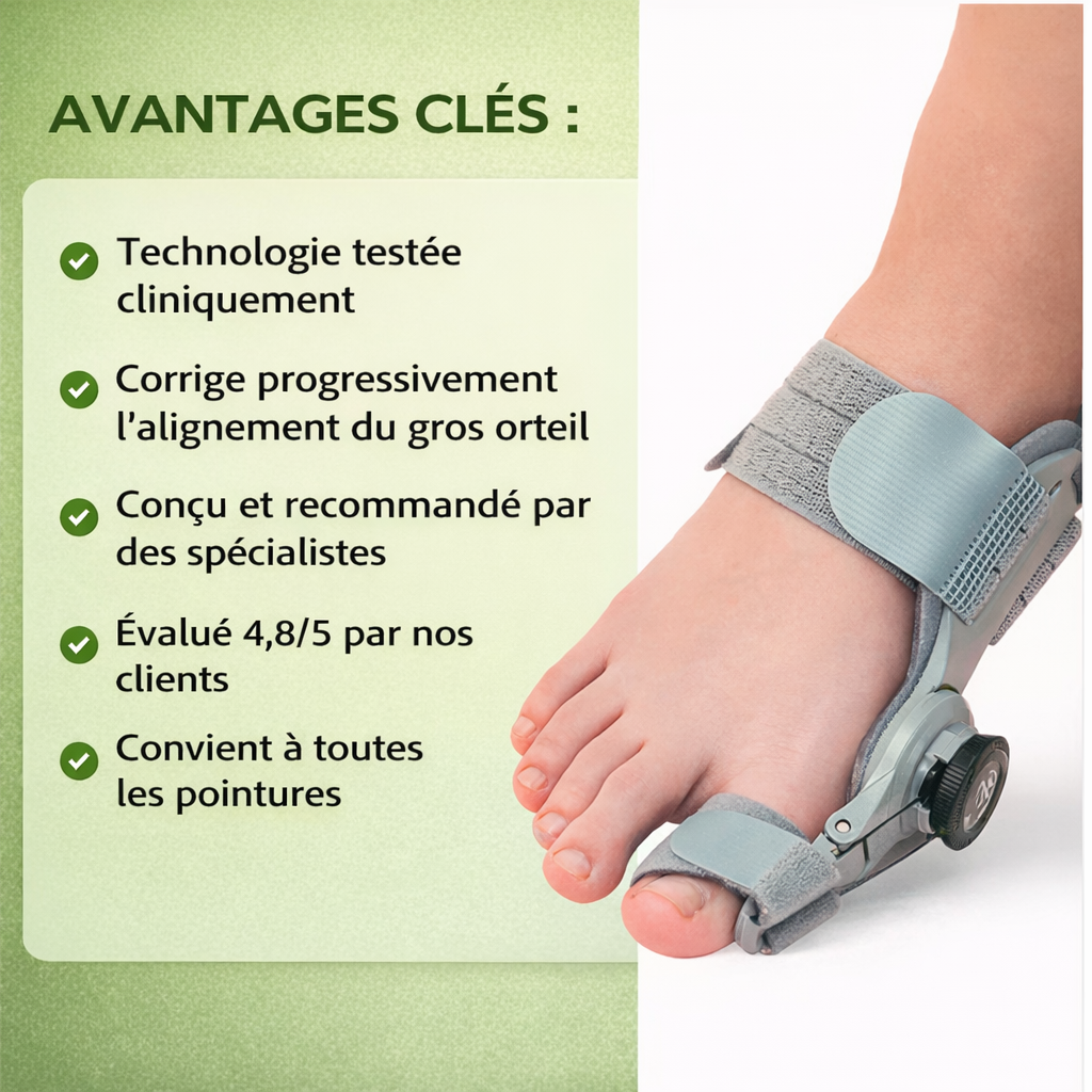 BuniControl™ – La Méthode Avancée pour Soulager l’Hallux Valgus Sans Chirurgie