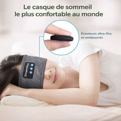 DreamVibe™ – Casque de Sommeil Audio Ultra Confort