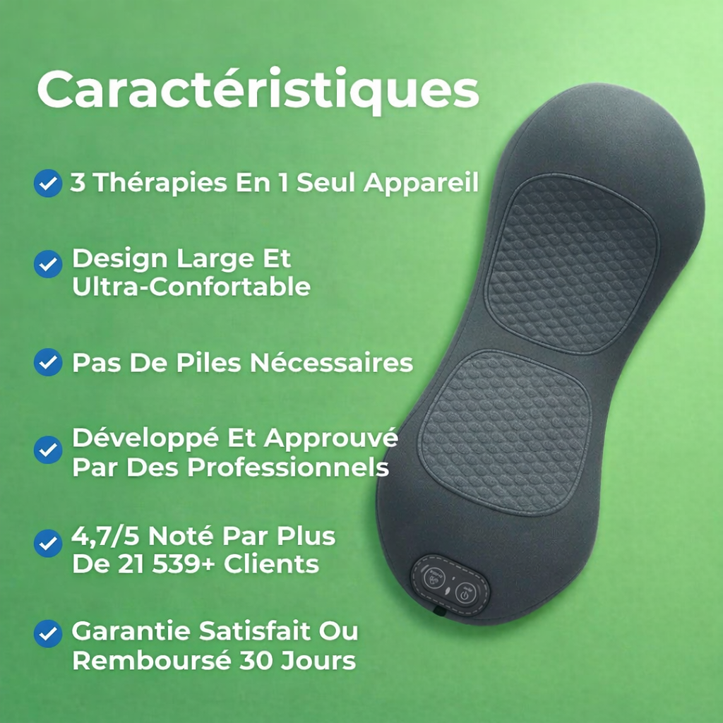 Lombarix™ | votre masseur intelligent pour le dos et la sciatique