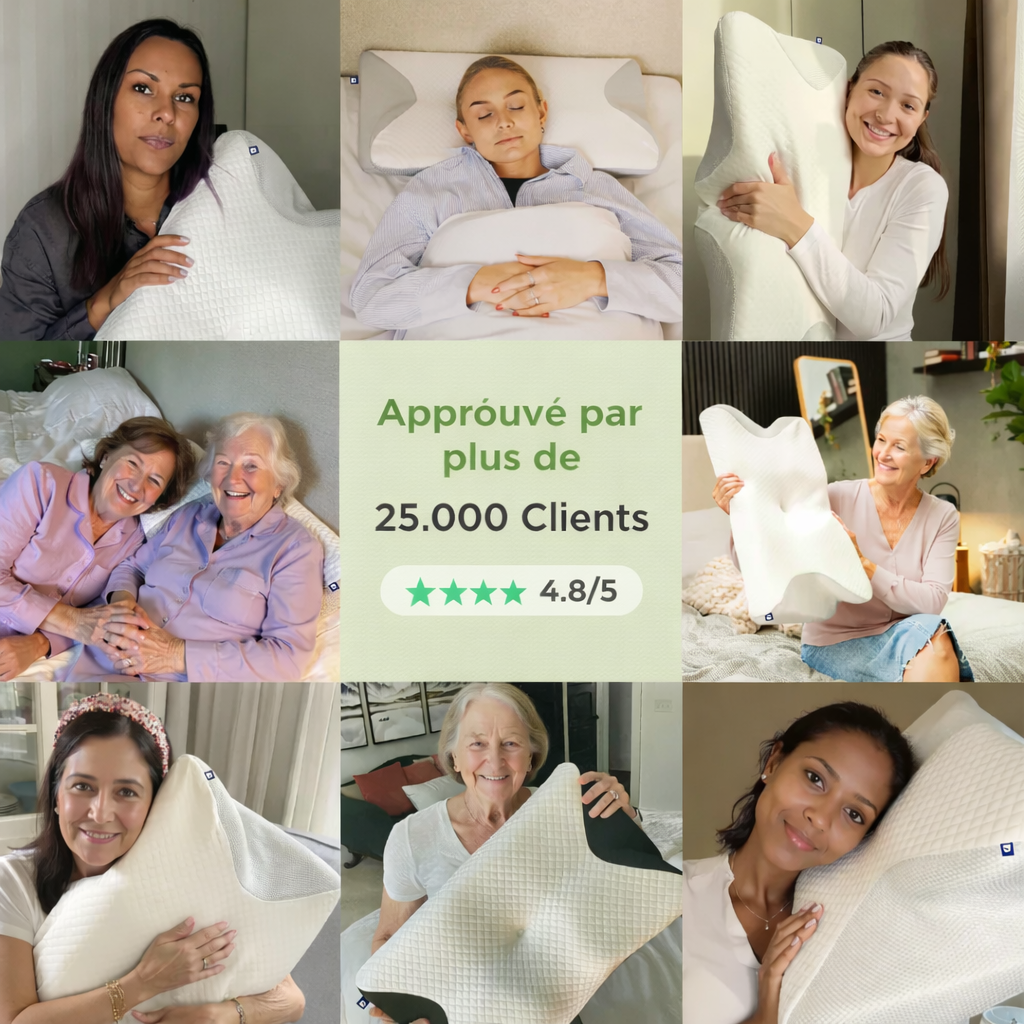 DreamSmile™ Pillow - Dormez mieux. Réveillez-vous avec le sourire.