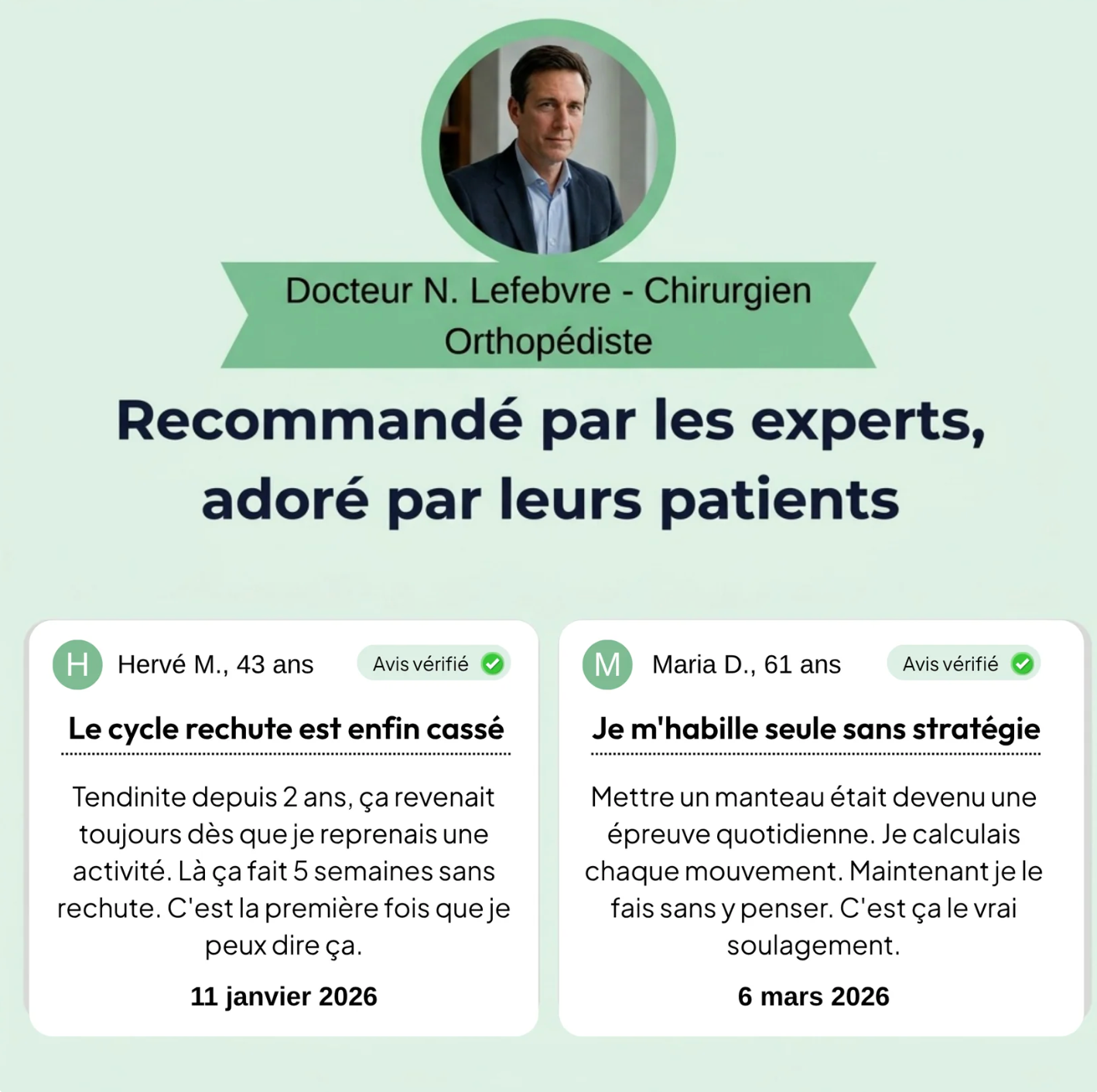 OmoCare™ — L'attelle massante triple-action