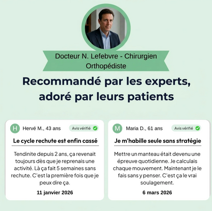 OmoCare™ — L'attelle massante triple-action