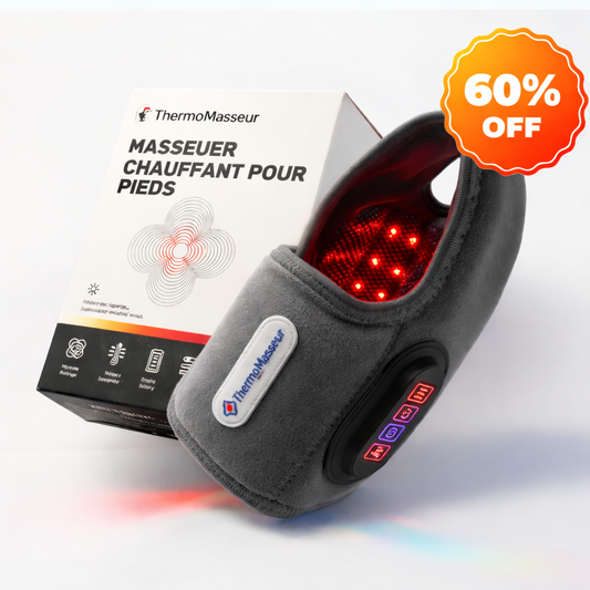 Thermomasseur Pro 2.0™  Le soulagement intelligent de vos douleurs aux pieds.