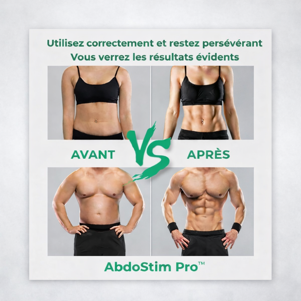 AbdoStim Pro™ Obtenez un ventre ferme sans effort