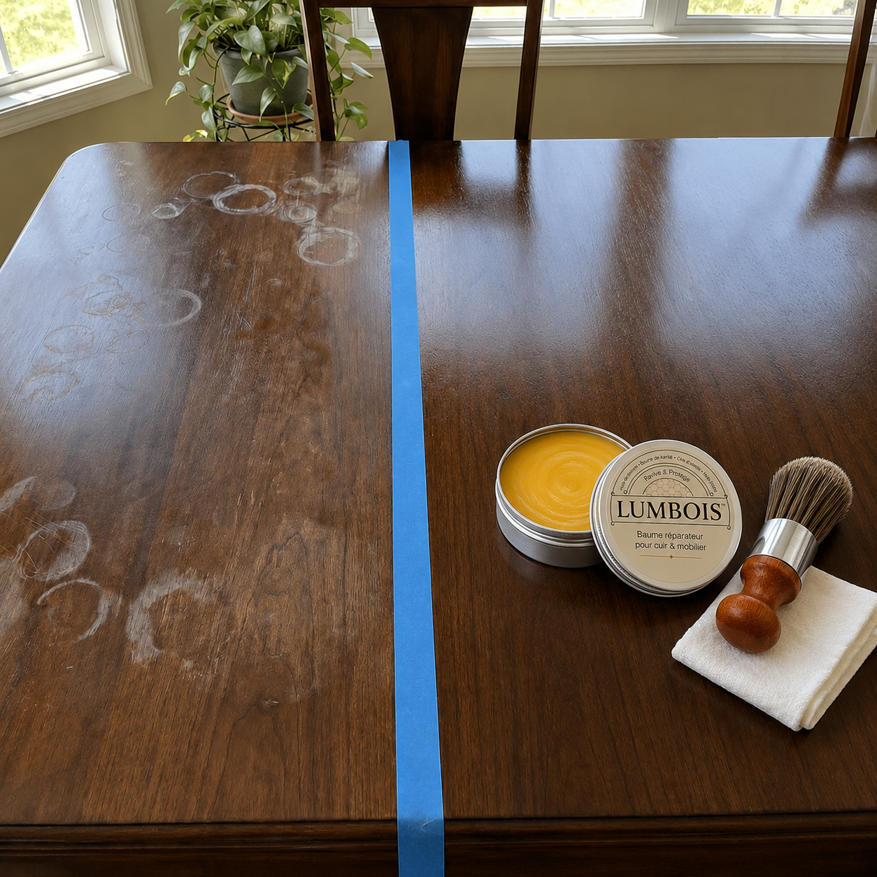 LUMBOIS™ — Baume Réparateur Bois & Cuir
