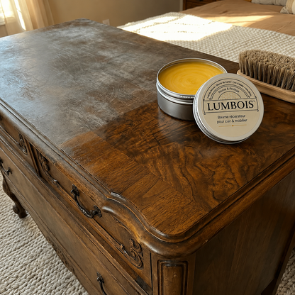 LUMBOIS™ — Baume Réparateur Bois & Cuir