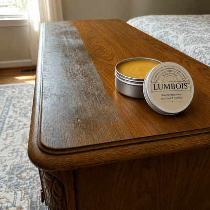 LUMBOIS™ — Baume Réparateur Bois & Cuir