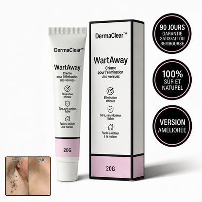 Crème anti-verrues et Acrochordons DermaClear™