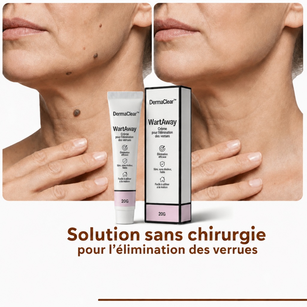 Crème anti-verrues et Acrochordons DermaClear™