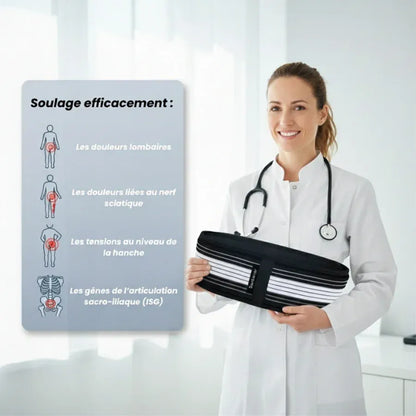 Ceinture Orthopédique | Élimine 95 % des douleurs lombaires en seulement 48 heures