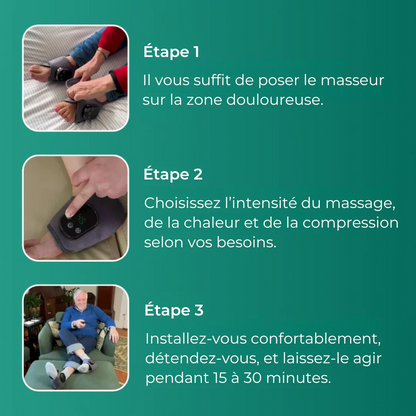 ThermoMasseur™ Dites Adieu à la neuropathie et aux Douleurs Insupportables